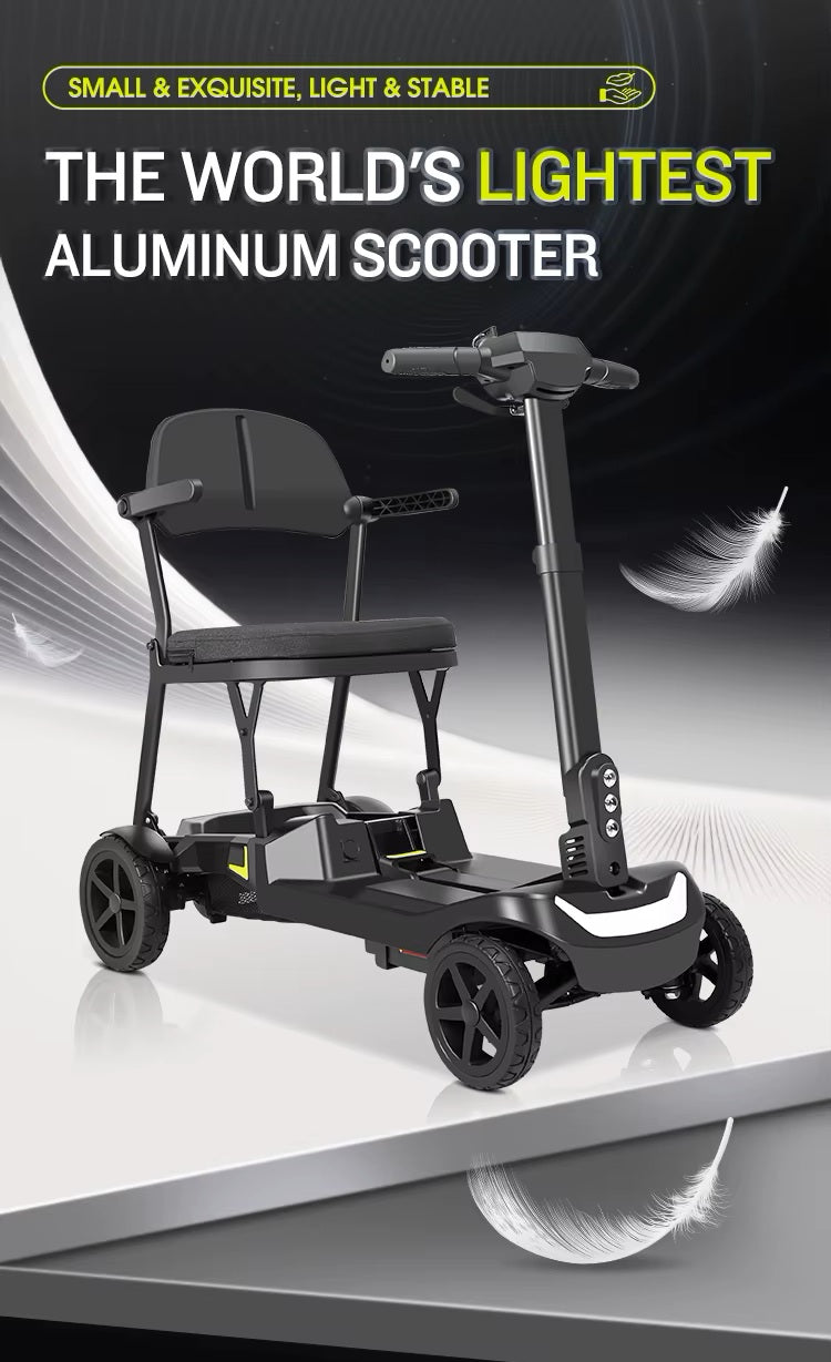 YL-985S Folding Mobility Scooter, 16Kg, 15 Miles Range