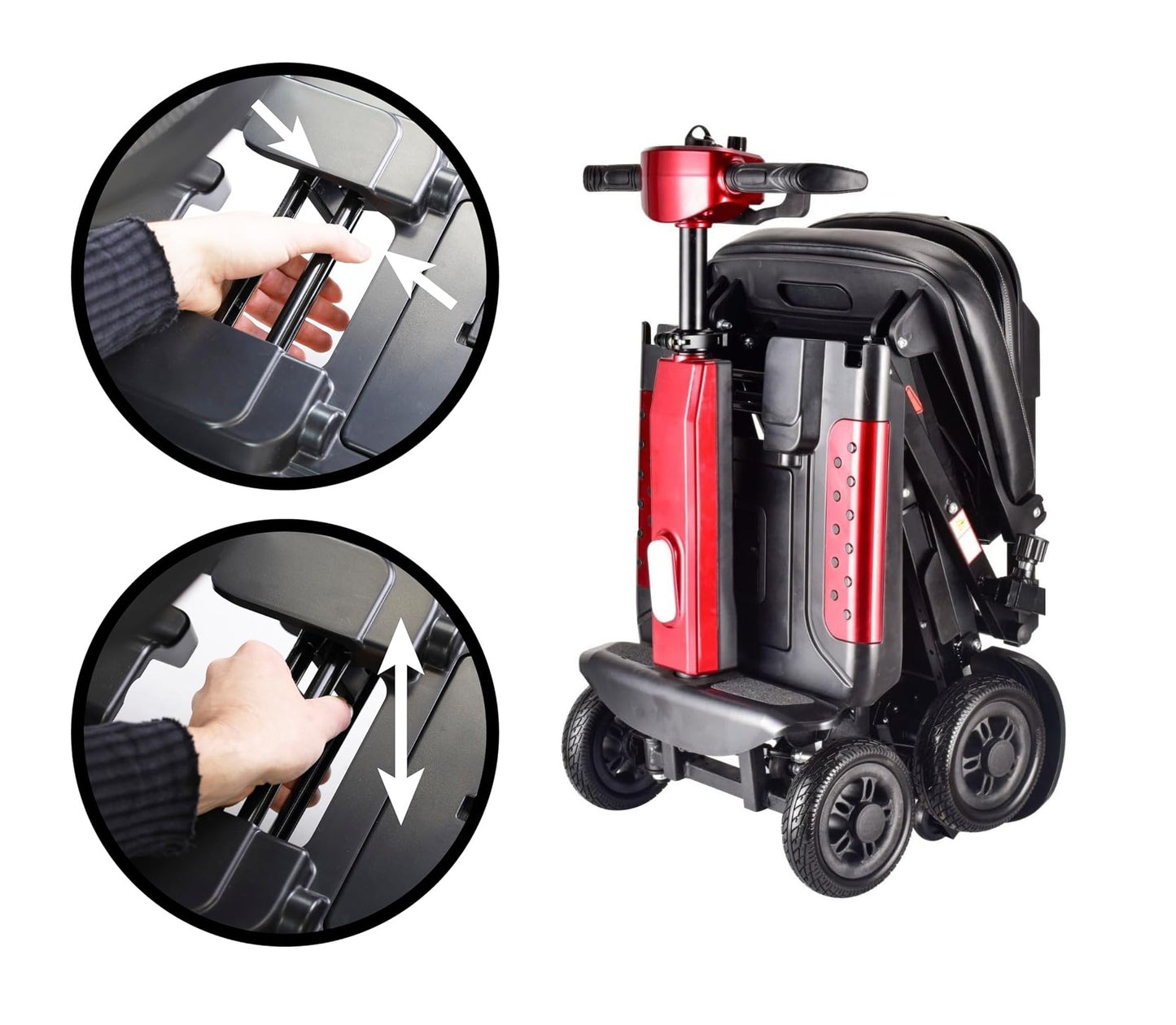 X5 Folding Mobility Scooter With Removable Battery 24kg, Boot Scooter