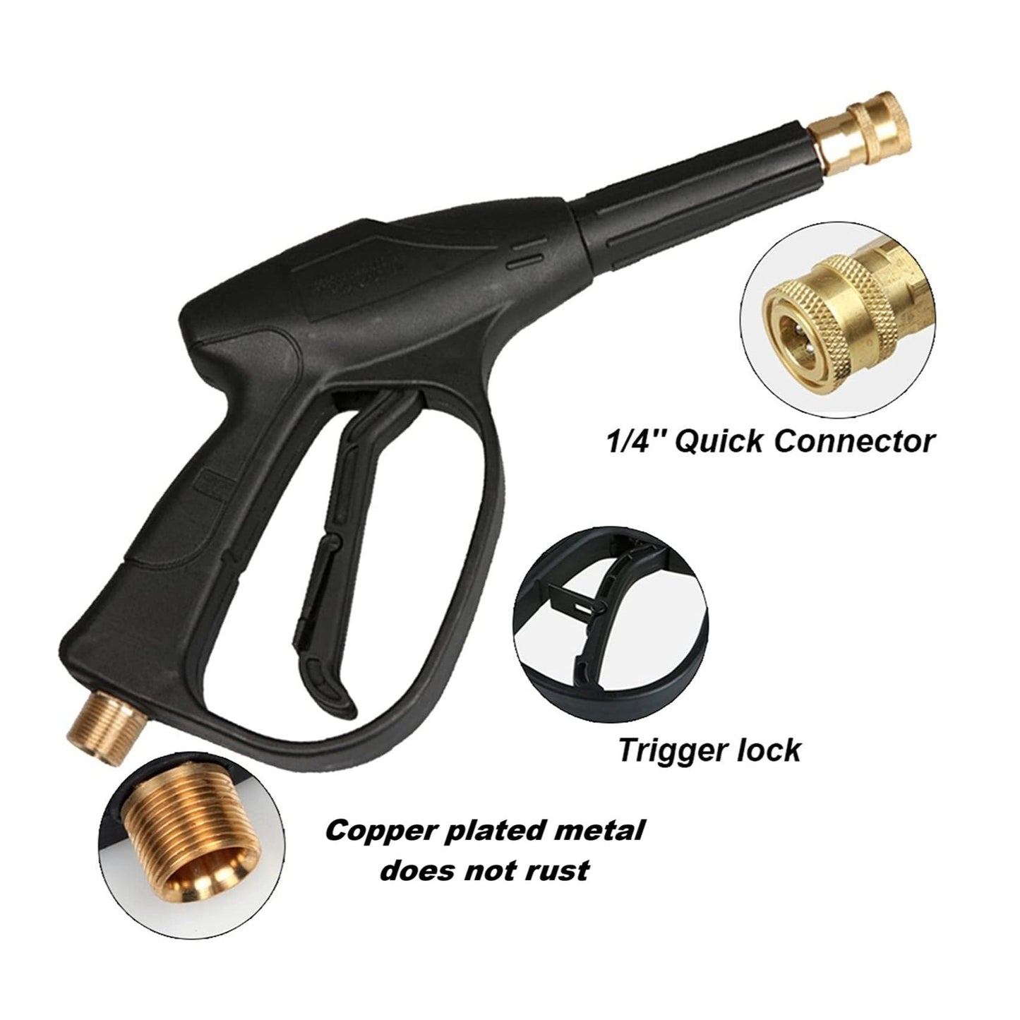High Pressure Washer M22*1.5mm Spray Gun
