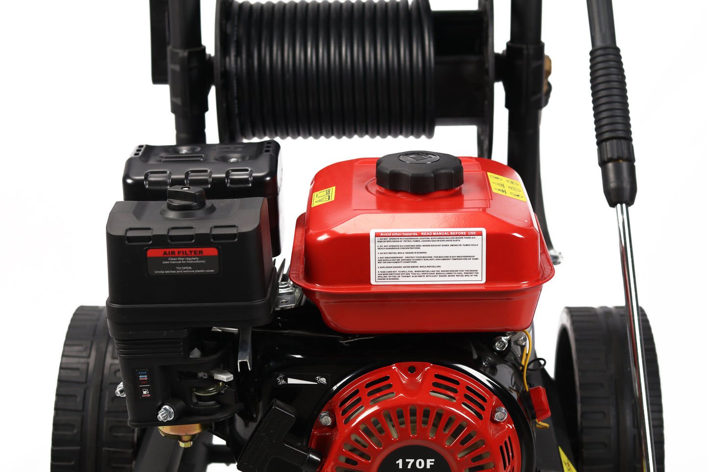 Petrol Pressure Washer Jet Wash Patio Cleaner 180 BAR 2610PSI