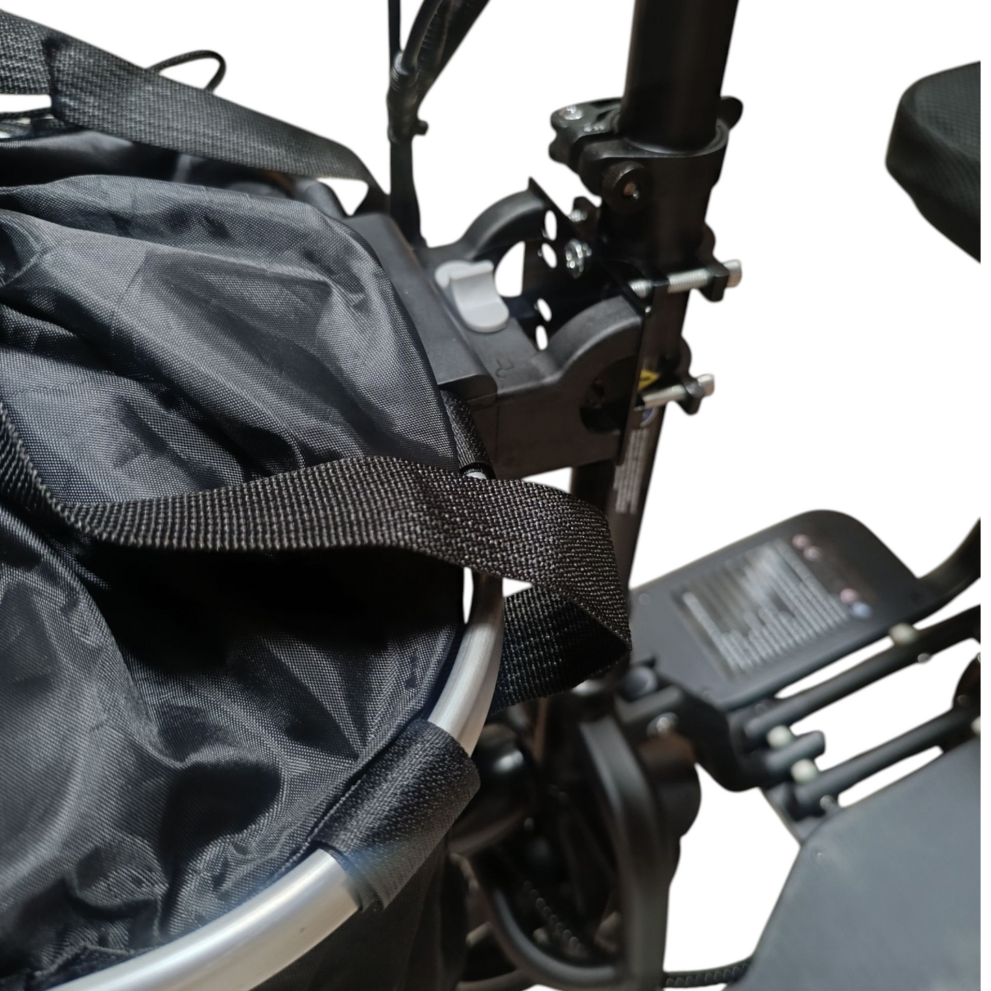 Detachable Front Canvas Basket for Mobility Scooters and Bicycles Carrier Bag Pet Carrier