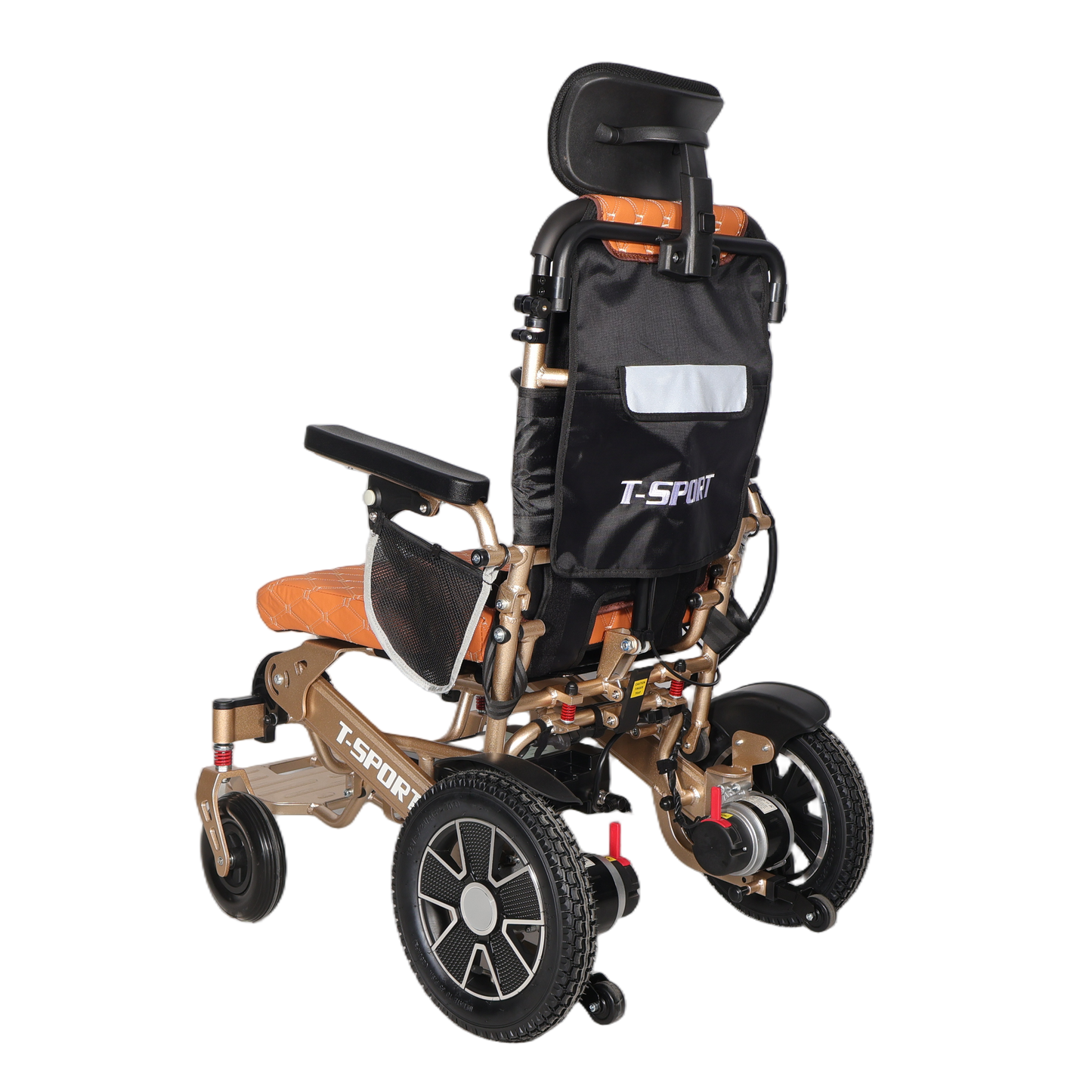 MAX PRO Folding Electric Wheelchair Powerchair With Remote, Reclining