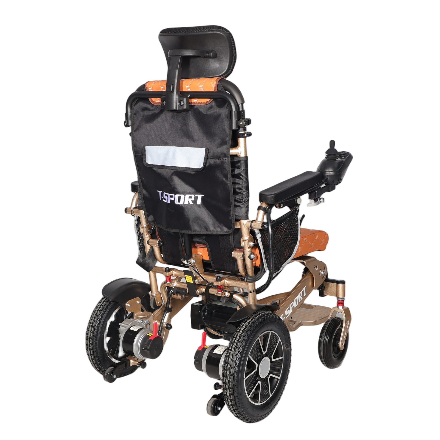 MAX PRO Folding Electric Wheelchair Powerchair With Remote, Reclining
