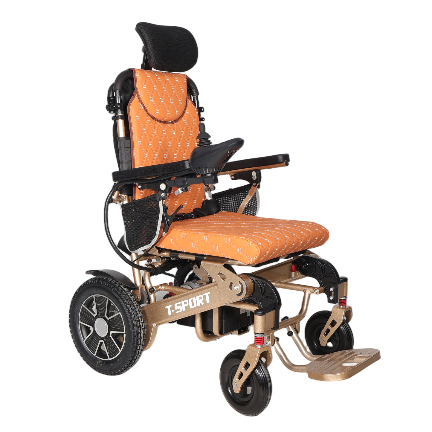 MAX PRO Folding Electric Wheelchair Powerchair With Remote, Reclining