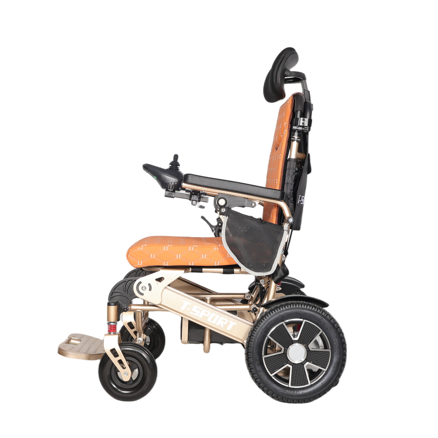 MAX PRO Folding Electric Wheelchair Powerchair With Remote, Reclining