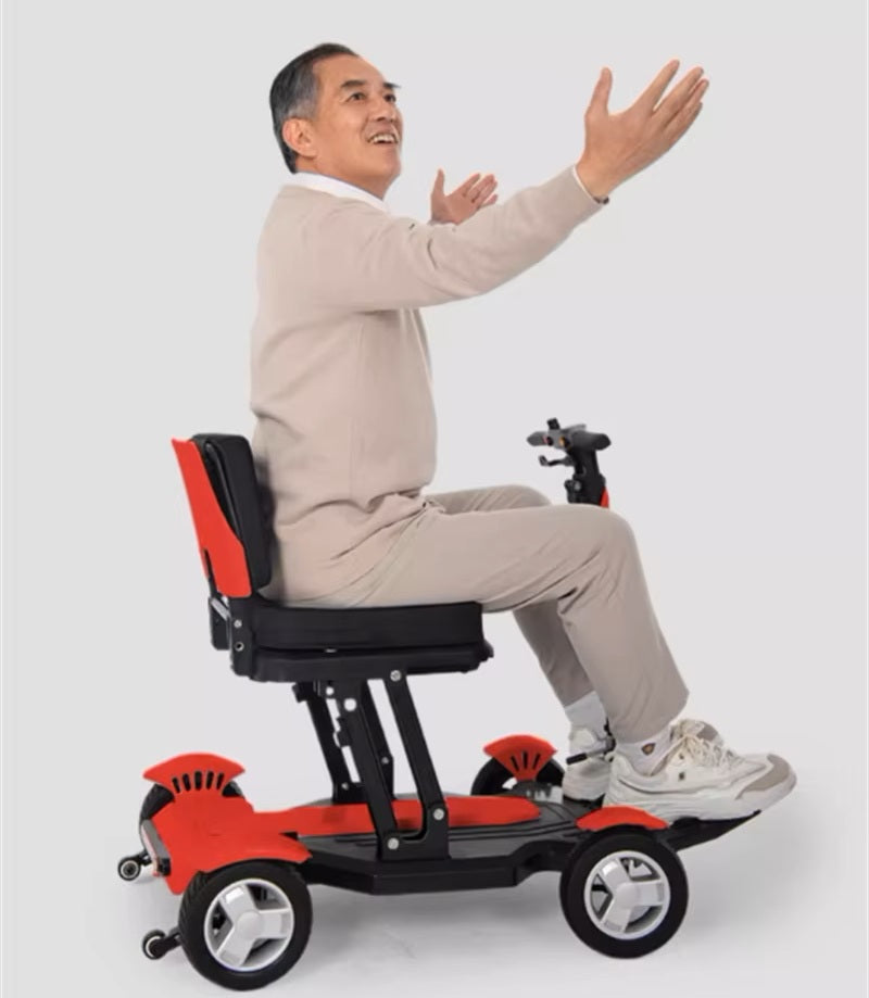 4 Wheel Folding Mobility Scooter, Only 24kg, 250W, SAi Intelligent