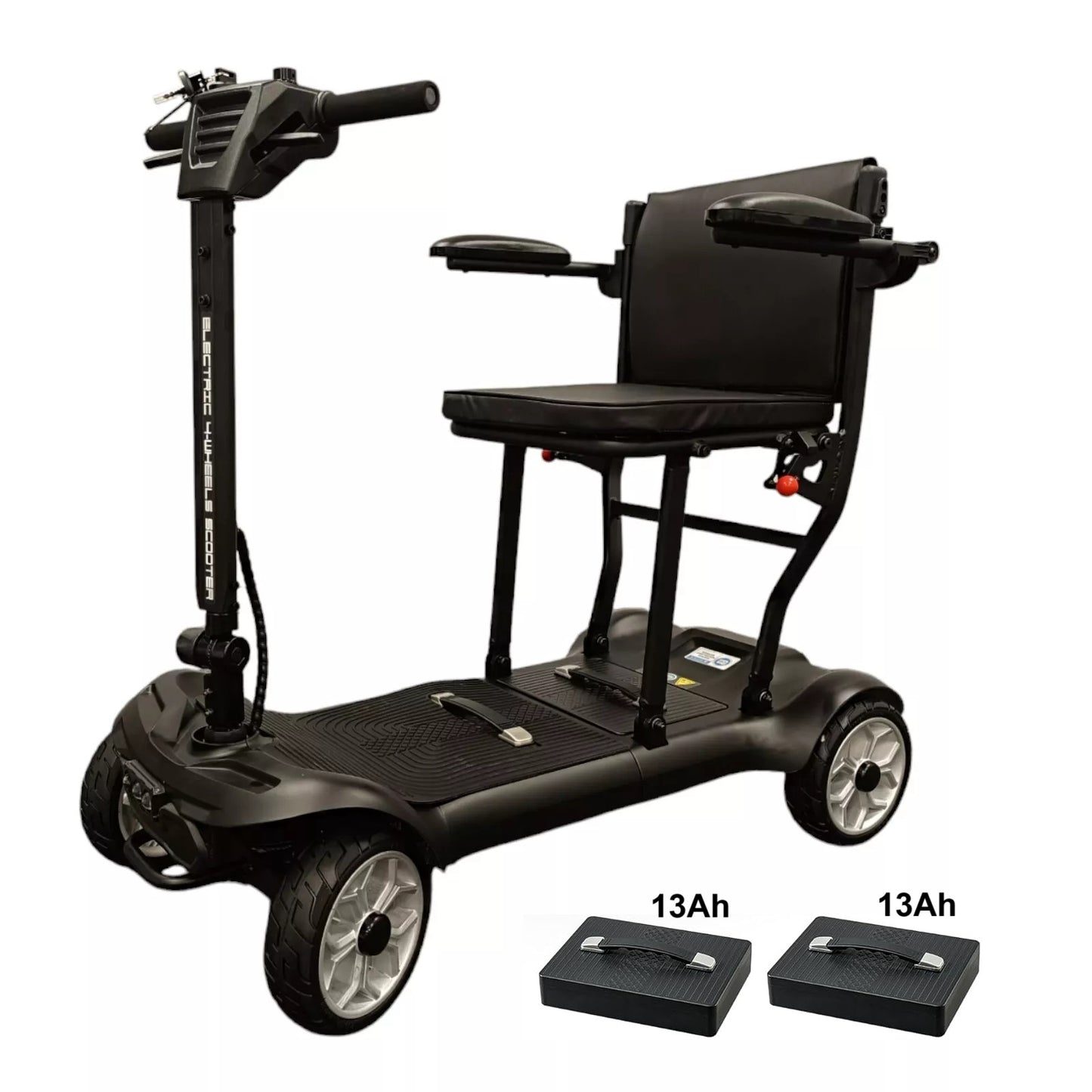 Mobility Scooter 18 Kg Lightweight Folding 12Ah Detachable Li-ion Battery