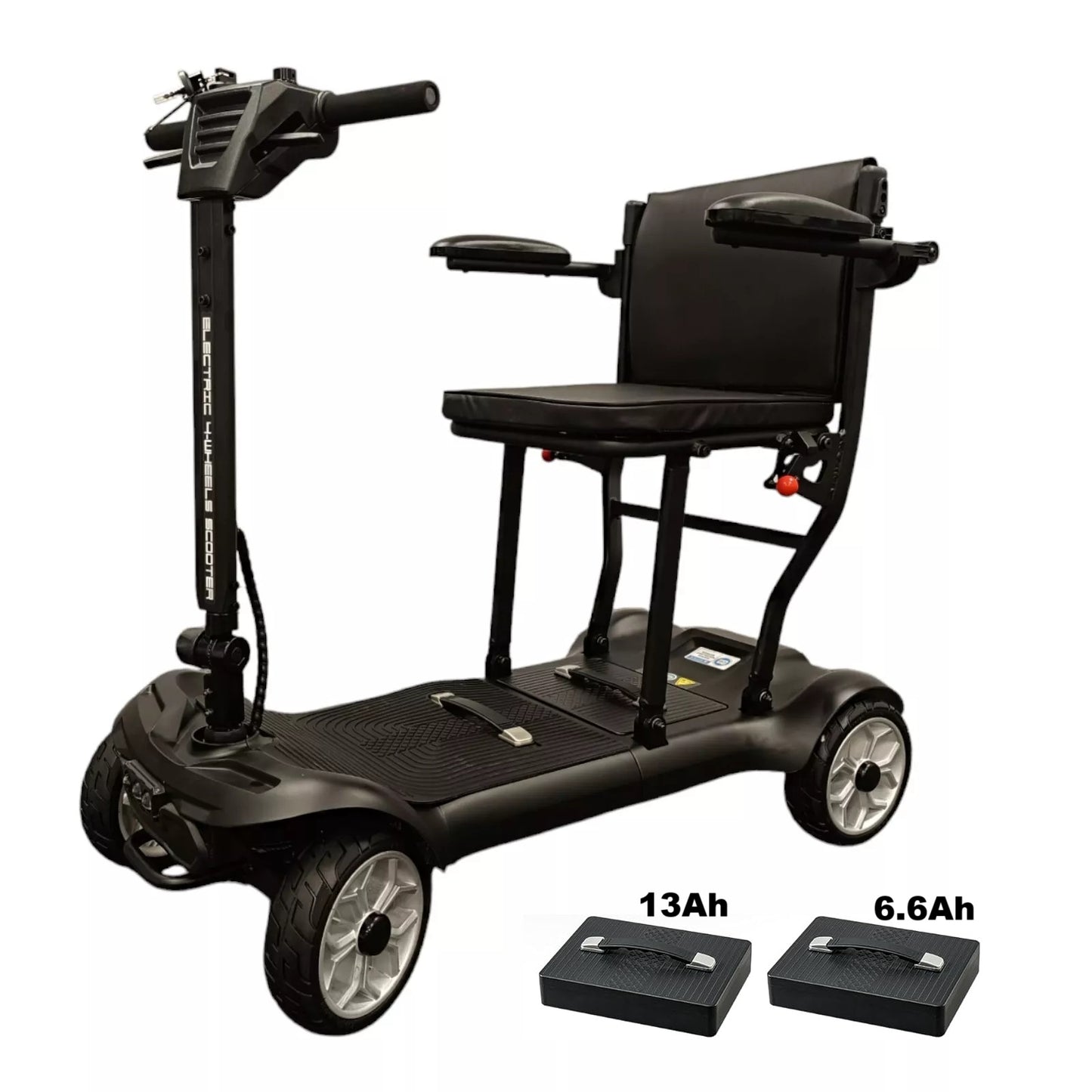 Mobility Scooter 18 Kg Lightweight Folding 12Ah Detachable Li-ion Battery