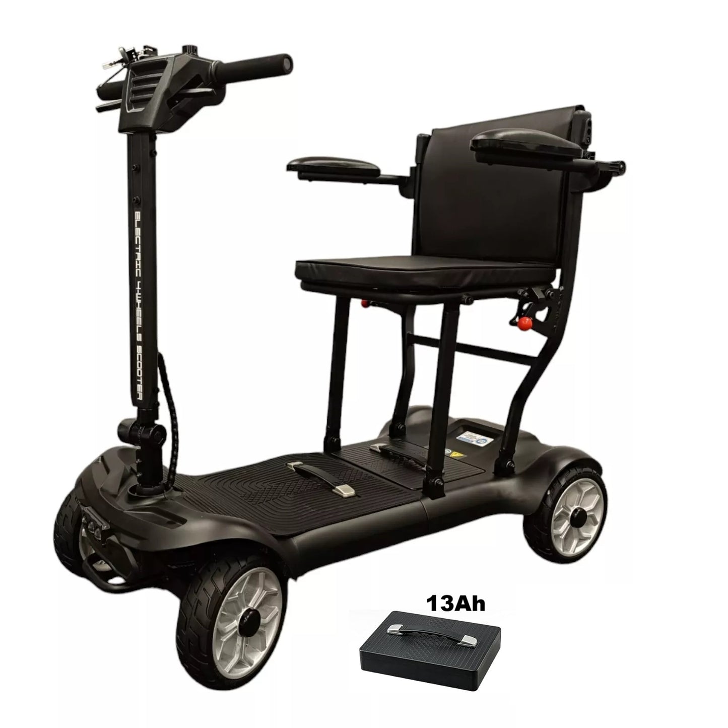 Mobility Scooter 18 Kg Lightweight Folding 12Ah Detachable Li-ion Battery