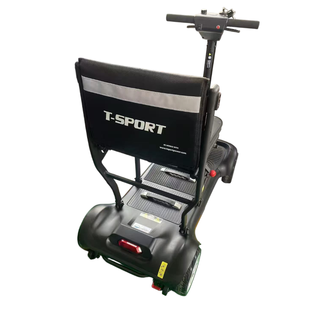 YL-985 Folding Mobility Scooter Great for Boot, Travel, Removeable Li-ion Battery 12 miles range