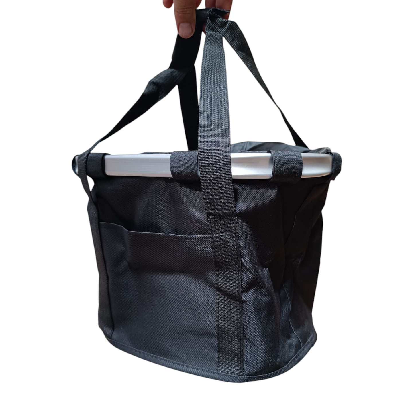 Detachable Front Canvas Basket for Mobility Scooters and Bicycles Carrier Bag Pet Carrier