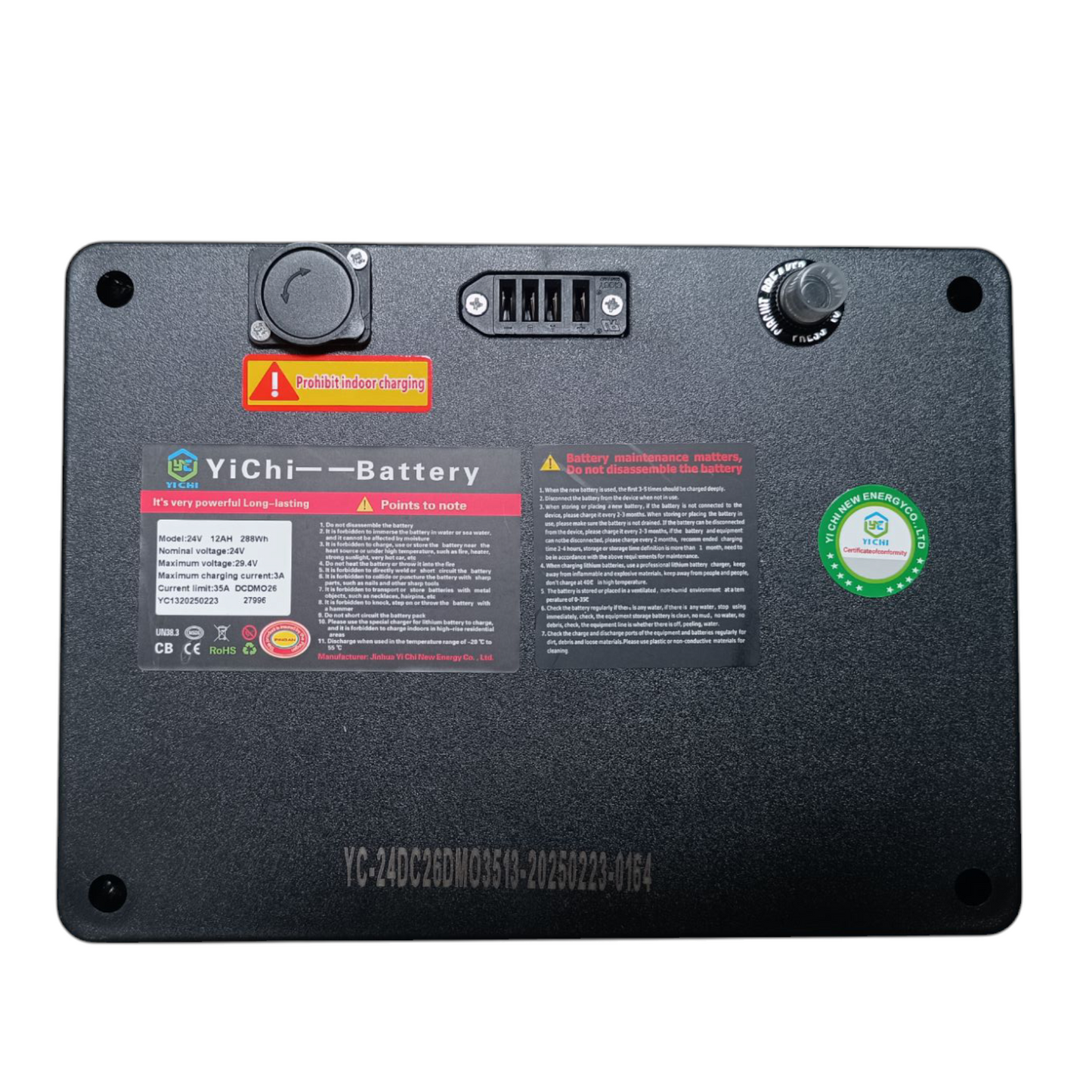Li-ion battery for T-Sport X6 Mobility Scooter 12Ah 288Wh 24V