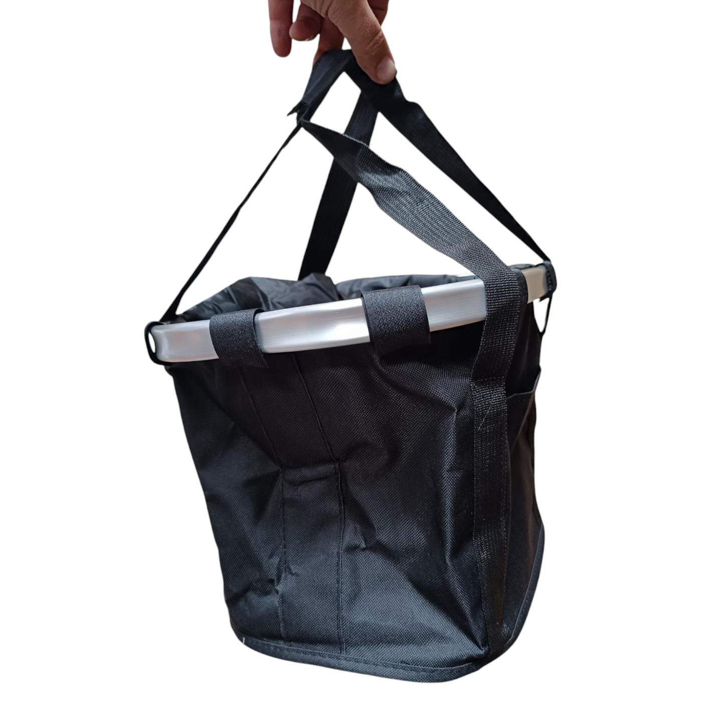 Detachable Front Canvas Basket for Mobility Scooters and Bicycles Carrier Bag Pet Carrier