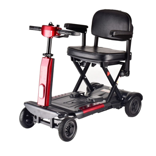 X5 Manual Folding Mobility Scooter With Removable Battery 24kg, Boot Scooter, 12 Miles Range