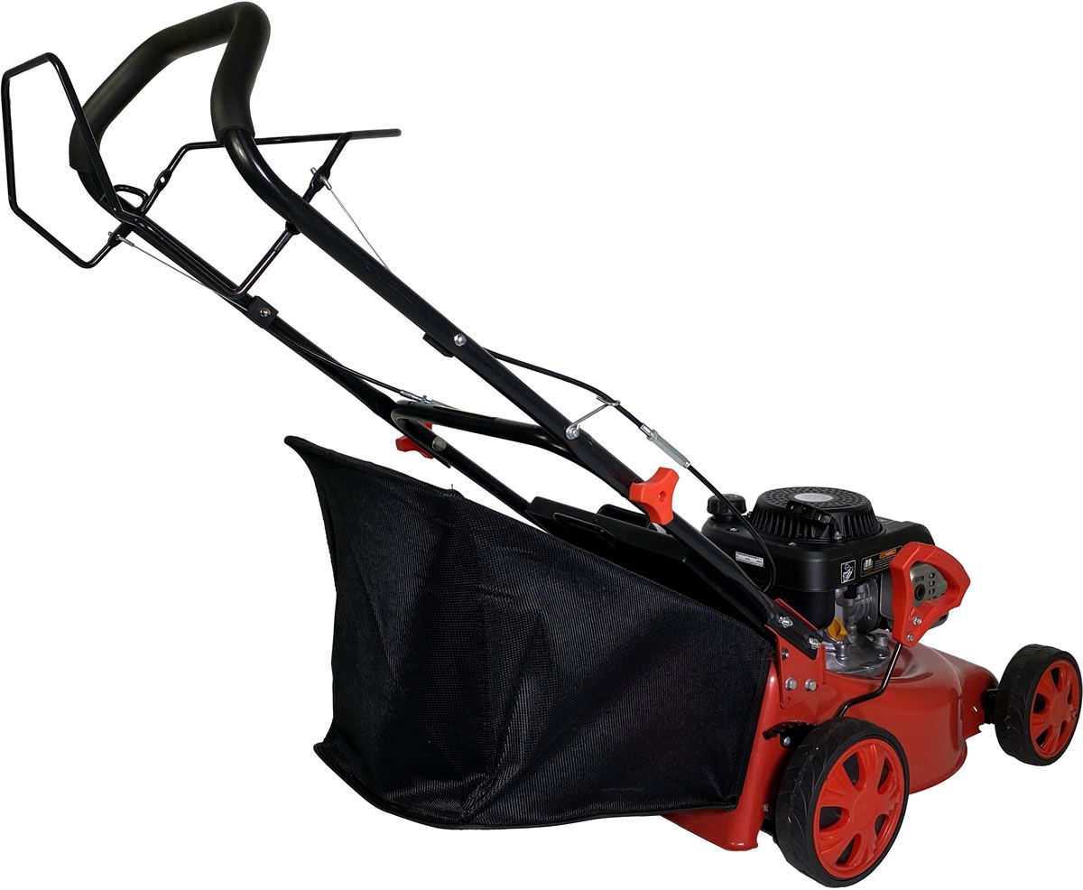 SELF PROPELLED 124.4CC 19" INCH PETROL LAWNMOWER MOWER