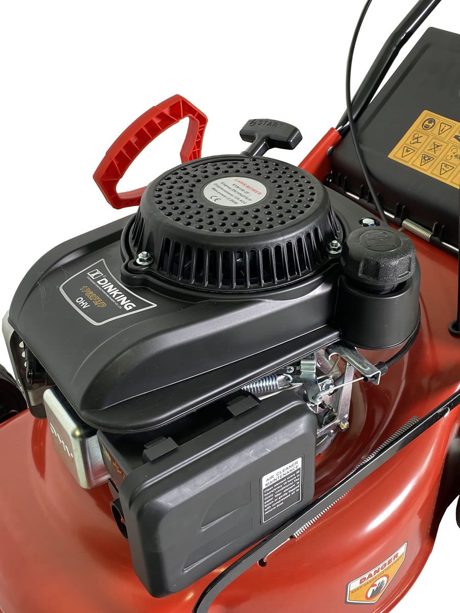 SELF PROPELLED 124.4CC 19" INCH PETROL LAWNMOWER MOWER