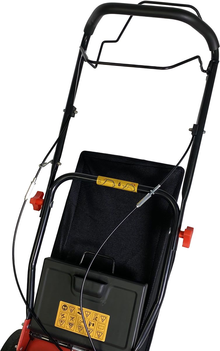 SELF PROPELLED 124.4CC 19" INCH PETROL LAWNMOWER MOWER