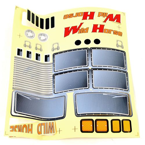 PAINTED CARBON STYLE HUMMER SHELL FOR FS 1/5TH SCALE MODELS