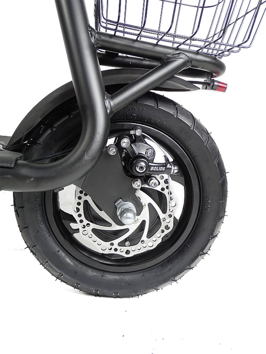 Electric Scooter With Seat And Basket 350W Folding