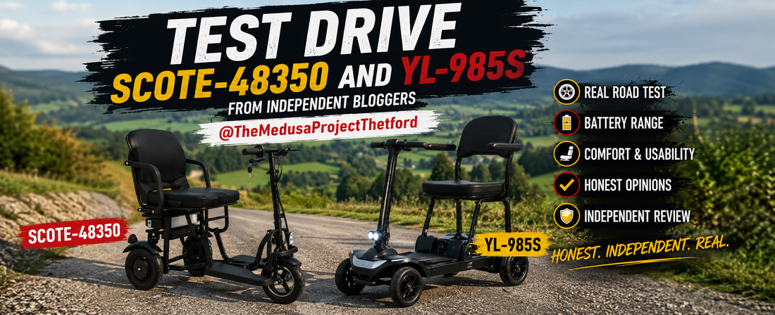 Test drive YL-985s and SCOTE-48350 from independent bloggers @TheMedusaProjectThetford