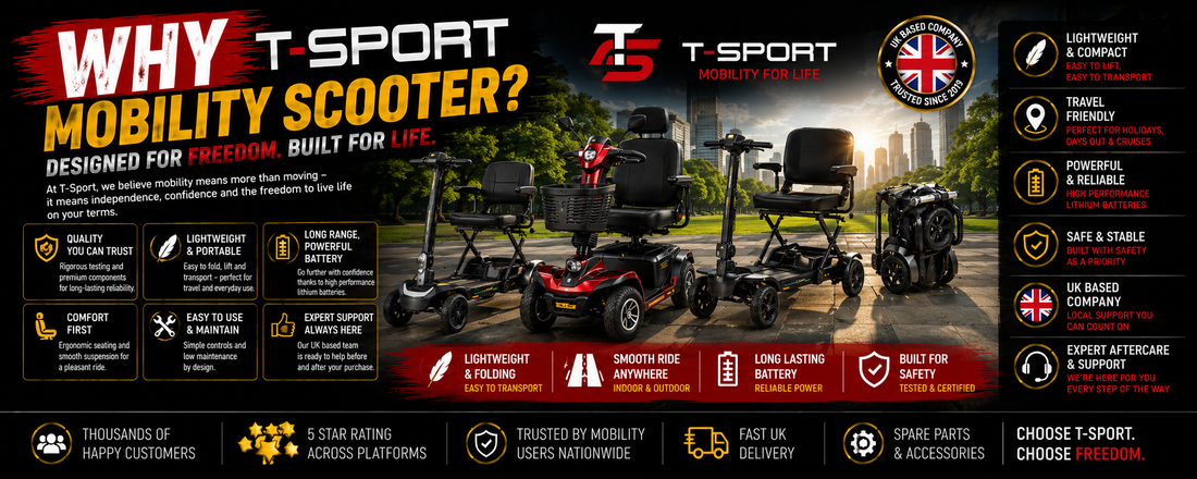 Why T-Sport Mobility Scooter?