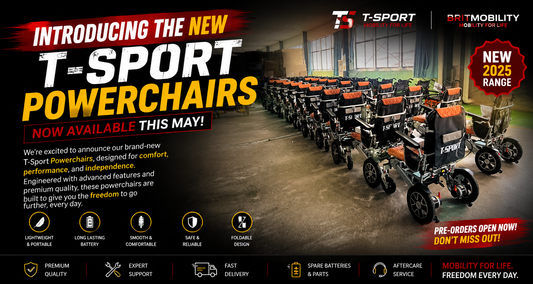 Introducing the New T-Sport Powerchairs: Now Available This May!