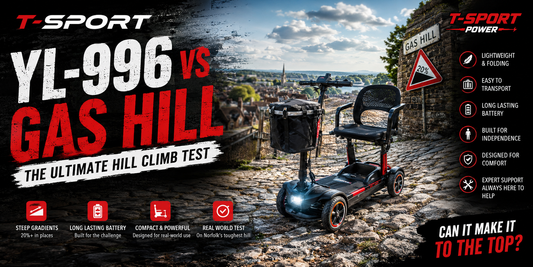 T-Sport YL-996 Takes on Gas Hill – One of Norfolk’s Steepest Climbs!
