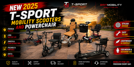 New 2025 T-Sport Mobility Scooters and Powerchair