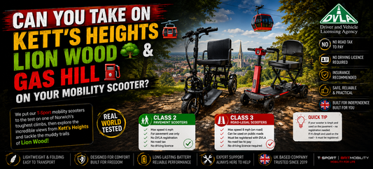 Can Your Mobility Scooter Conquer Gas Hill? Real-World Test at Kett's Heights & Lion Wood