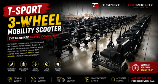 T-Sport 3-Wheel Mobility Scooter: The Ultimate Travel Companion