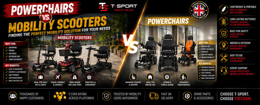 Powerchairs vs. Mobility Scooters: Finding the Perfect Mobility Solution for Your Needs
