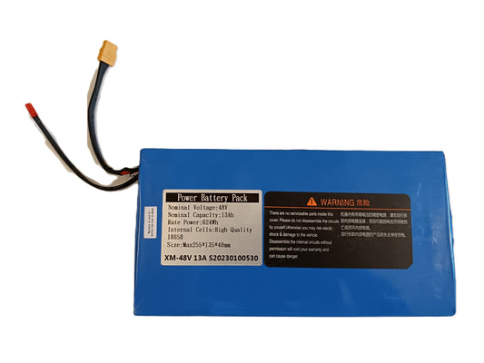 Lithium-ion Power Battery 13Ah 624Wh 48V for T-Sport Scooter ES253