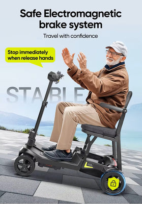 Space Saving Easy Fold Ultra Light 16Kg Mobility Scooter YL-985S