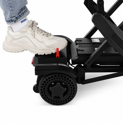 Explorer Auto Folding Mobility Scooter With Removable Battery 24kg, 12 Mile Range