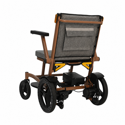 MAGNUM Lightweight Magnesium Folding Electric Wheelchair Powerchair 13 KG, Airline Friendly, Removable Battery