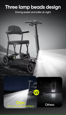 Space Saving Easy Fold Ultra Light 16Kg Mobility Scooter YL-985S