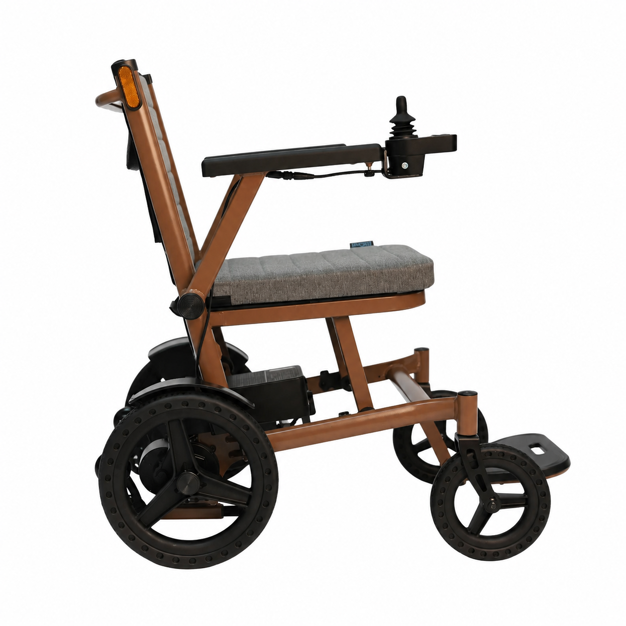 MAGNUM Lightweight Magnesium Folding Electric Wheelchair Powerchair 13 KG, Airline Friendly, Removable Battery