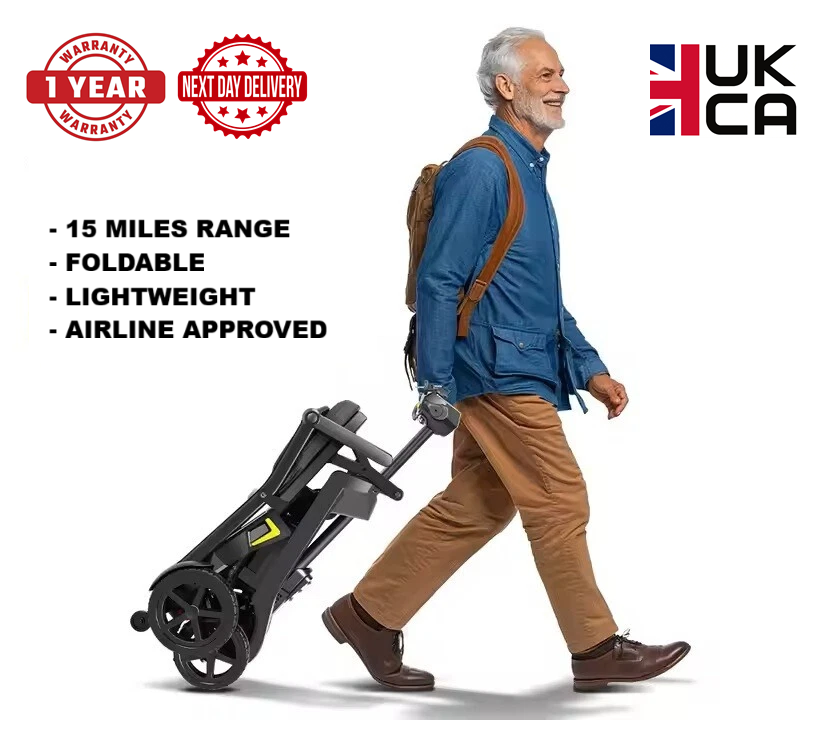 YL-985S Folding Mobility Scooter, Lightweight, 15 Miles Range