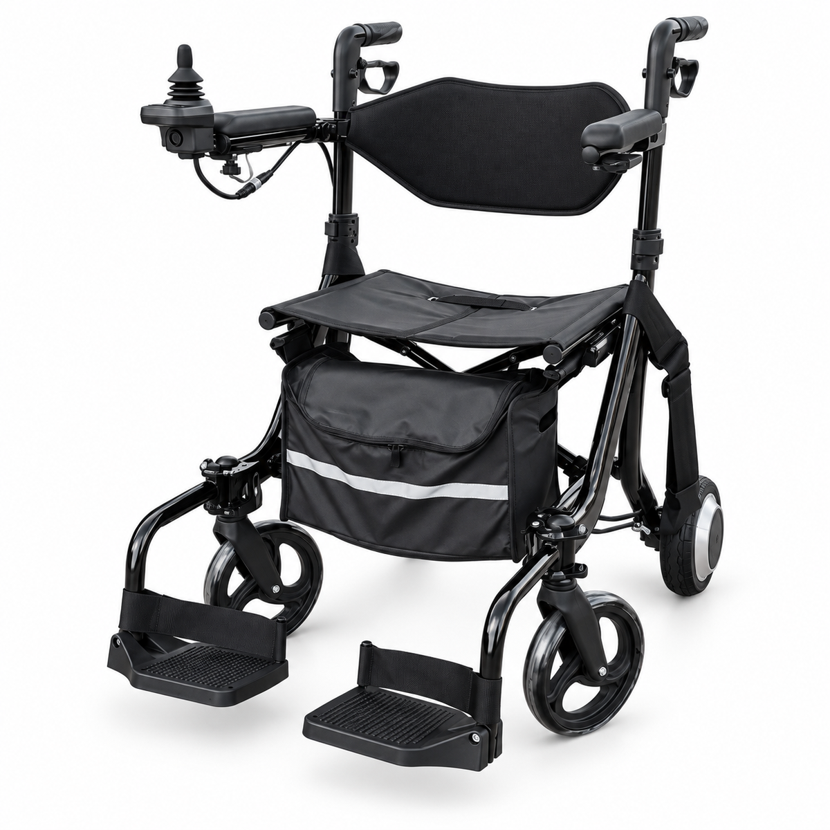 AirWalker Foldable Electric Rollator Powerchair, 500W, Removable Battery