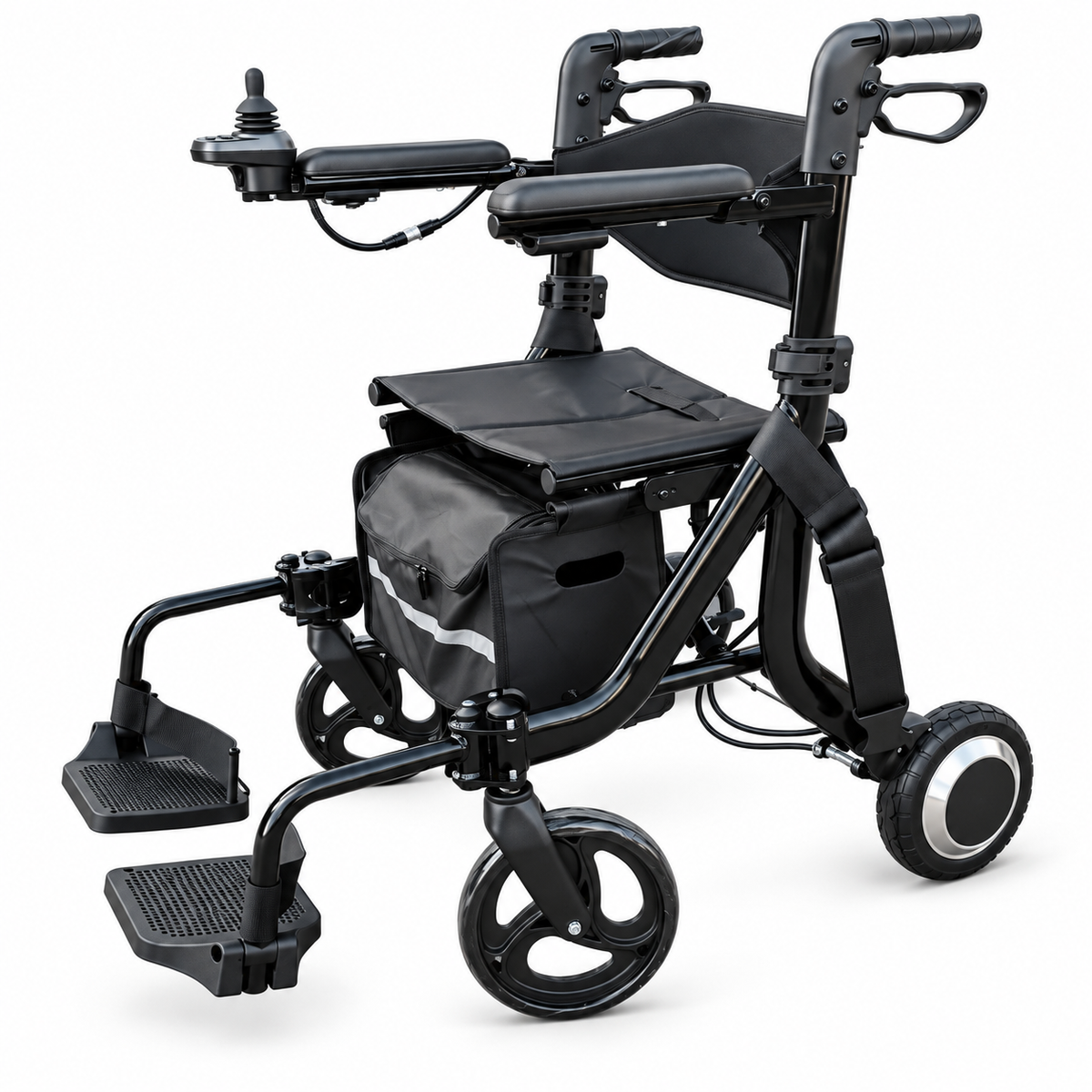 AirWalker Foldable Electric Rollator Powerchair, 500W, Removable Battery