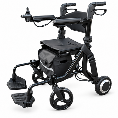 AirWalker Foldable Electric Rollator Powerchair, 500W, Removable Battery