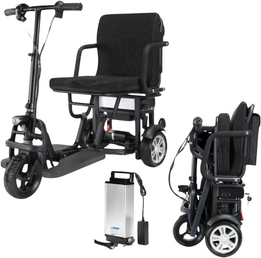 Folding Mobility Scooter Travel 15Ah 700W