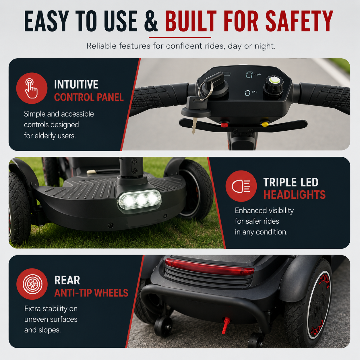 YL-996 Folding Mobility Scooter  Lightweight 19kg 2026 Model
