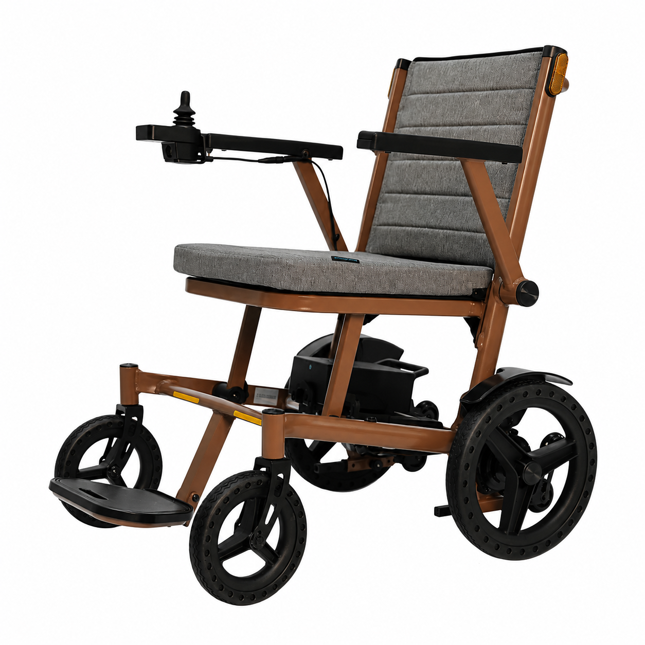 MAGNUM Lightweight Magnesium Folding Electric Wheelchair Powerchair 13 KG, Airline Friendly, Removable Battery