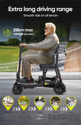 Space Saving Easy Fold Ultra Light 16Kg Mobility Scooter YL-985S