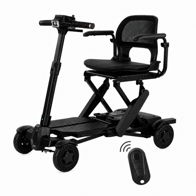 Explorer Auto Folding Mobility Scooter With Removable Battery 24kg, 12 Mile Range