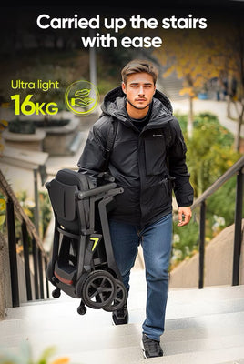 Space Saving Easy Fold Ultra Light 16Kg Mobility Scooter YL-985S