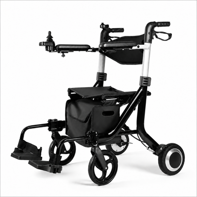 AirWalker Foldable Electric Rollator Powerchair, 500W, Removable Battery