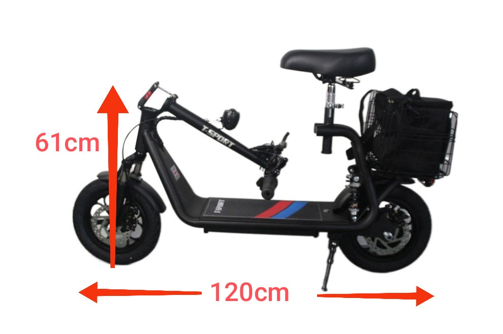 Electric Scooter 12" for Adults, 25-30 Miles Range, Folding, 3 Speed Modes