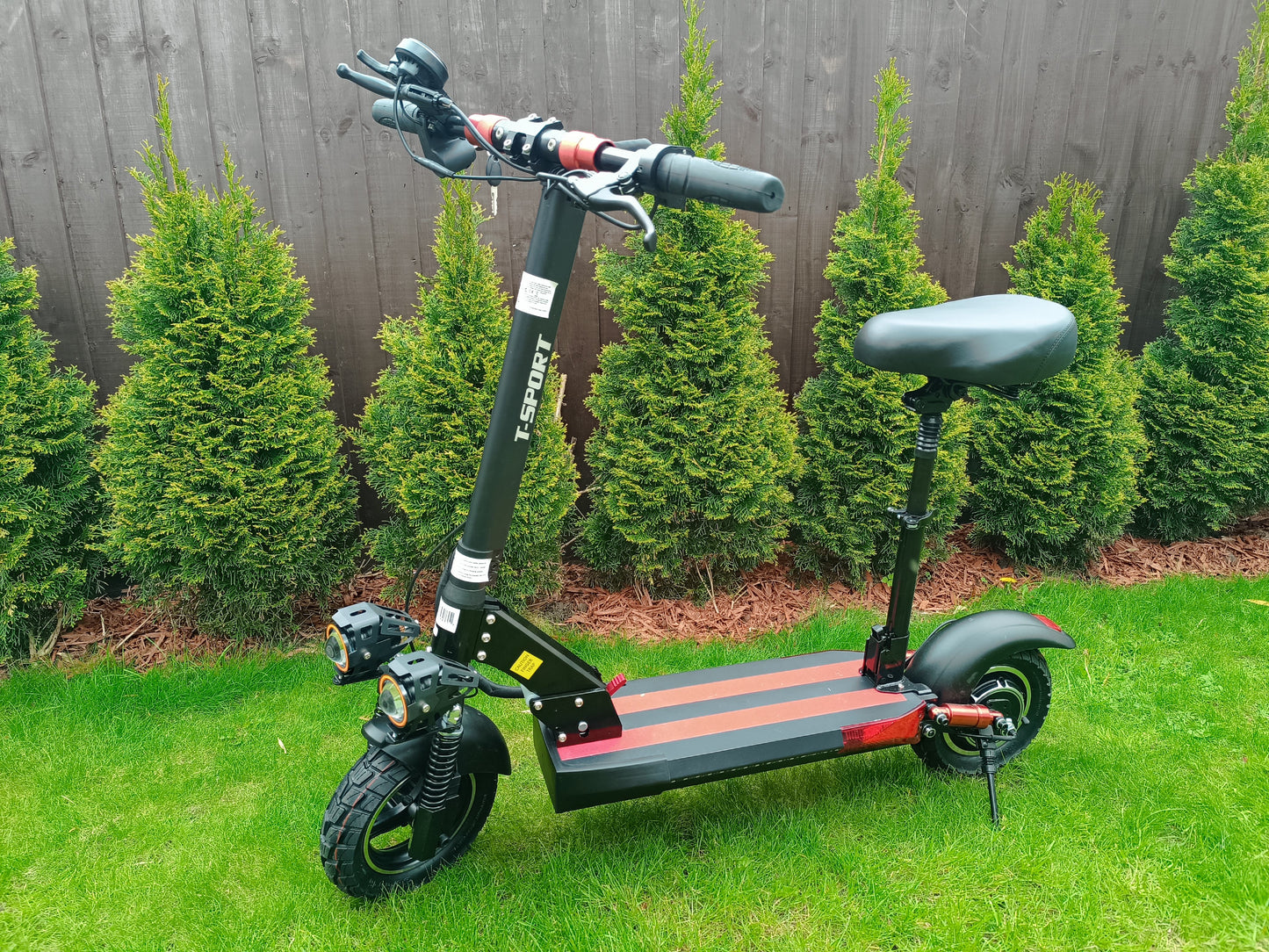 Electric Scooter With Seat for Adults, 20 Miles Range, Folding, 3 Speed Modes M4